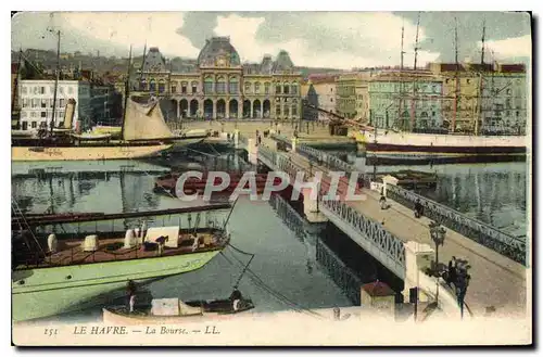 Cartes postales Le Havre la Bourse