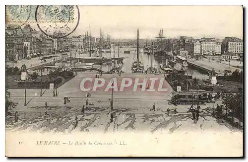 Ansichtskarte AK Le Havre le Bassin du Commerce