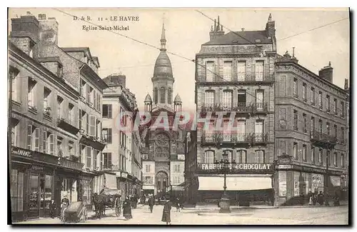 Cartes postales Le Havre Eglise Saint Michel