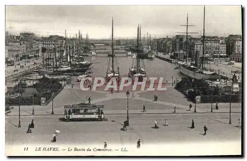 Cartes postales Le Havre le Bassin du Commerce