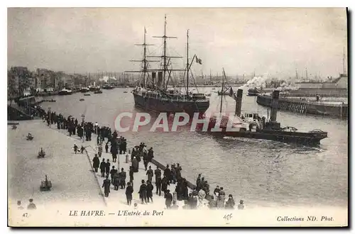 Cartes postales Le Havre l'Entree du Port