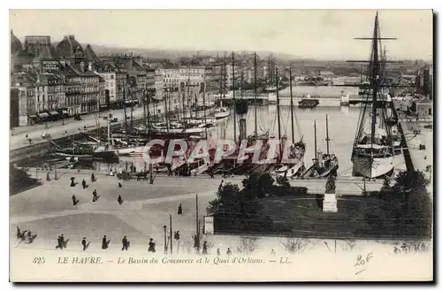 Ansichtskarte AK Le Havre le Bassin du Commerce et le Quai d'Orleans