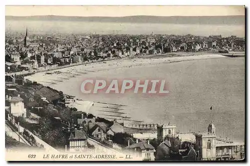 Cartes postales Le Havre et Sainte Adresse