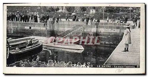 Cartes postales Le Havre la place Gambetta