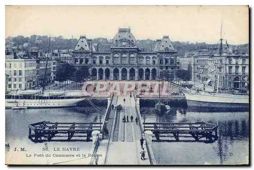 Cartes postales Le Havre le Pont du Commerce et la Bourse