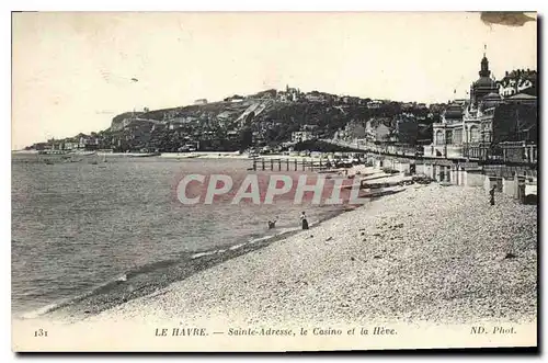 Cartes postales Le Havre Sainte Adresse le Casino et la Heve