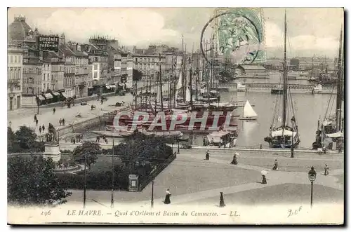 Ansichtskarte AK Le Havre Quai d'Orleans et Bassin du Commerce