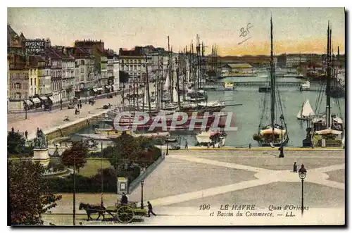 Cartes postales Le Havre Quai d'Orleans et Bassin du Commerce