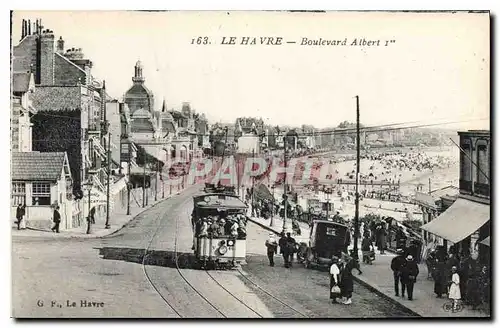 Cartes postales Le Havre Boulevard Albert I