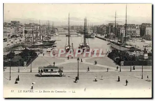 Cartes postales Le Havre le Bassin du Commerce