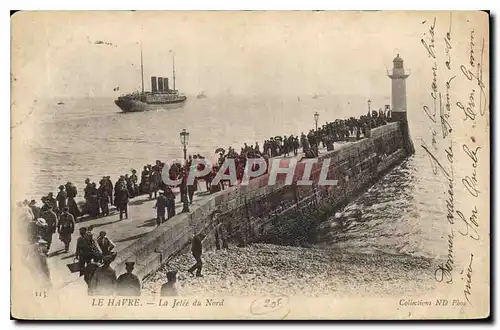 Cartes postales Le Havre la Jetee du Nord