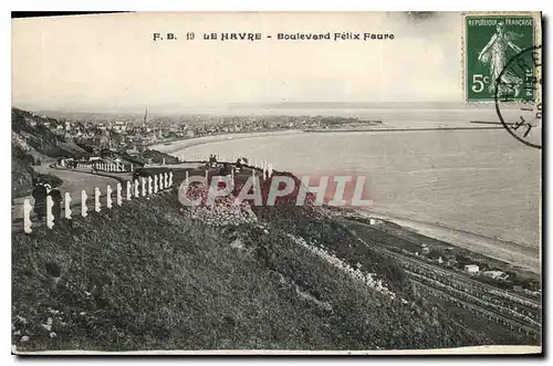 Cartes postales Le Havre Boulevard Felix Faure