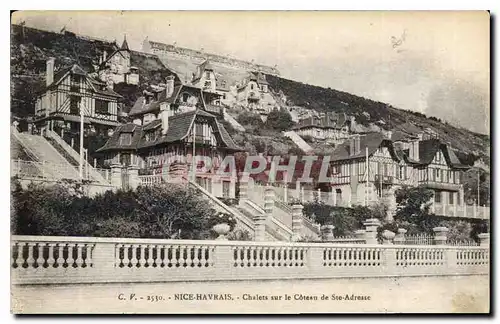 Cartes postales Nice Havrais Chalets sur le Coteau de Ste Adresse