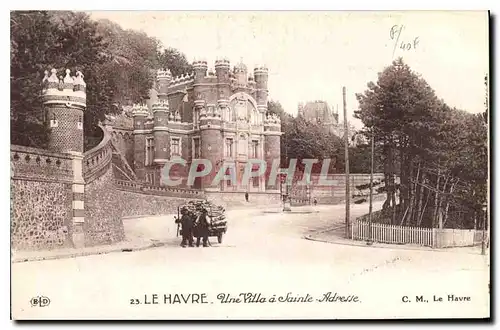 Cartes postales Le Havre une villa a Sainte Adresse