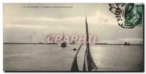 Ansichtskarte AK Le Havre entree du Nouvel Avant port Bateaux