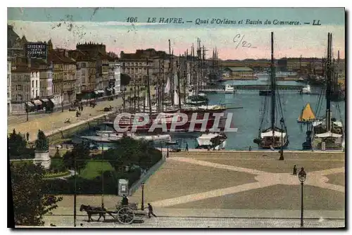 Cartes postales Le Havre Quai d'Orleans et Bassin du Commerce