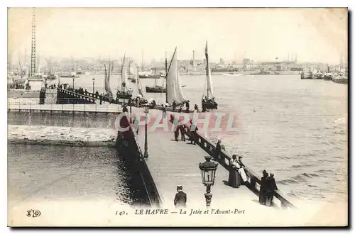 Ansichtskarte AK Le Havre la Jetee et l'Avant Port