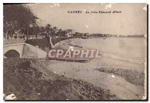 Cartes postales Cannes la Jetee Edouard Albert