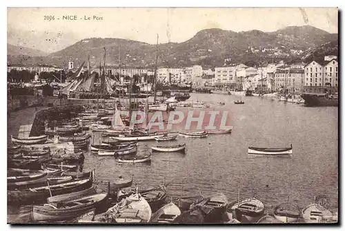 Cartes postales Nice le port Bateaux