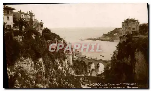 Cartes postales Monaco le Ravin de Ste Devote