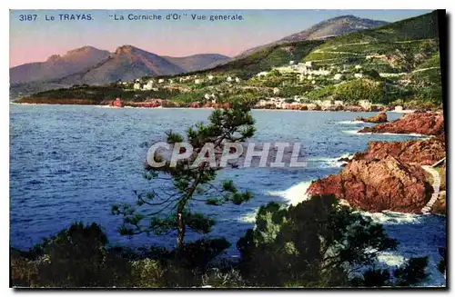 Cartes postales Le Trayas la Corniche d'Or vue generale