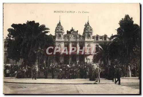 Cartes postales Monte Carlo le Casino