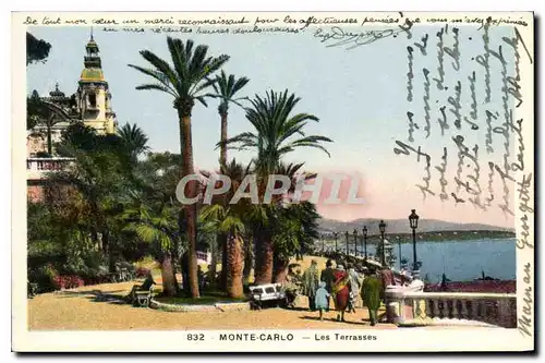 Cartes postales Monte Carlo les Terrasses