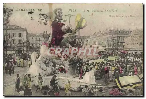 Cartes postales Carnaval de Nice XXXVIII Ours Blancs