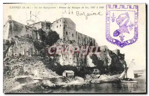 Cartes postales Cannes A M Ile Ste Marguerite Prison du Masque de fer