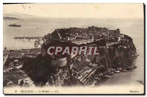 Cartes postales Monaco Les Rocher