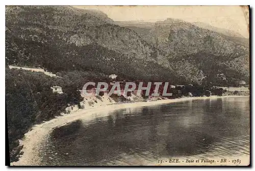 Cartes postales Eze Baie et Village