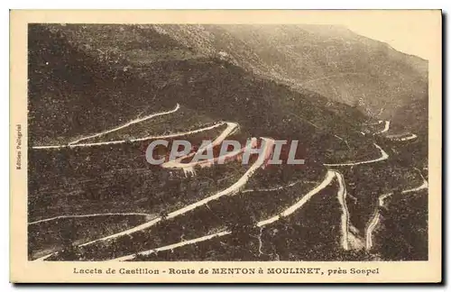 Ansichtskarte AK Lacets de Castillon route de Menton a Moulinet pres Sospel