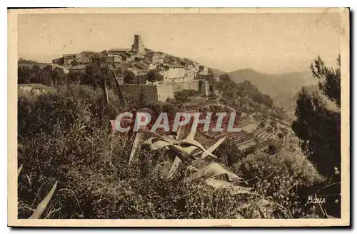 Cartes postales Saint Paul Alpes Maritimes vue generale au fond la Mer