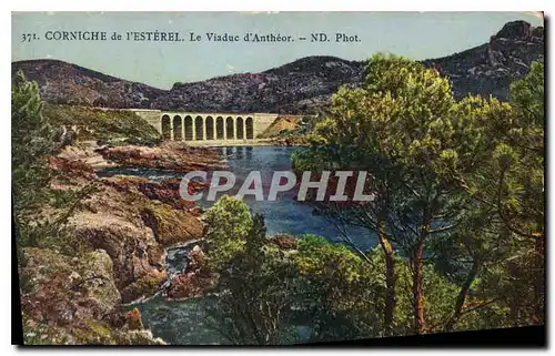 Ansichtskarte AK Corniche de l'Esterel le viaduc d'Antheor