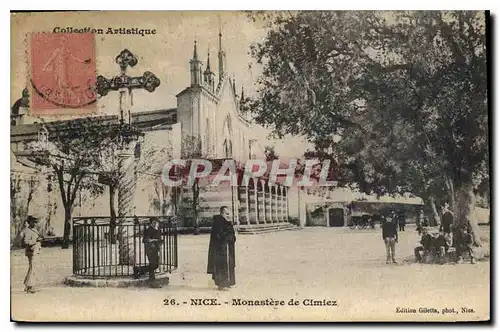 Cartes postales Collection Artistique Nice Monastere de Cimiez