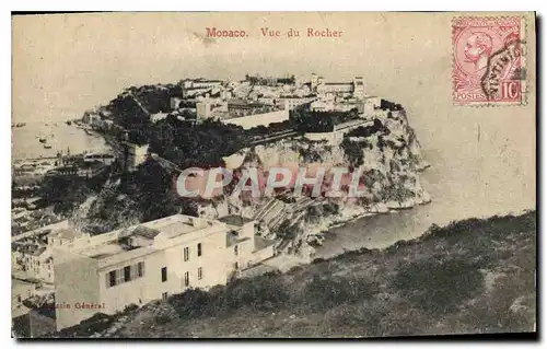 Cartes postales Monaco Vue de Rocher