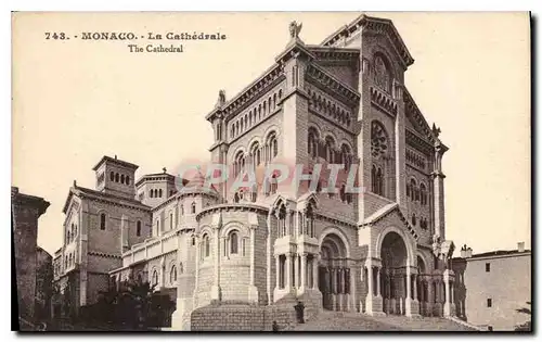 Cartes postales Monaco La Cathedrale