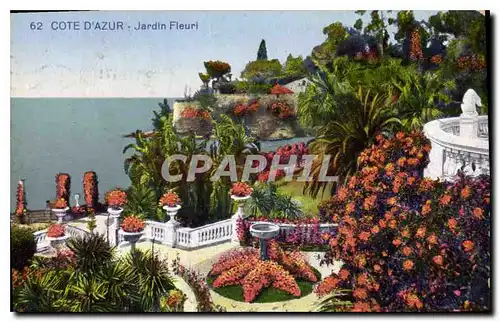 Ansichtskarte AK Cote d'Azur Jardin Fleuri