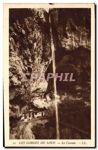 Cartes postales Les Gorges du Loup la Cascade