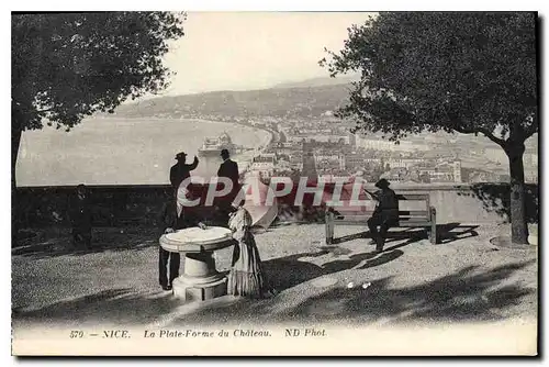 Cartes postales Nice La Plate Forme du Chateau