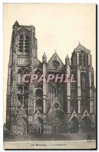 Cartes postales Bourges La Cathedrale