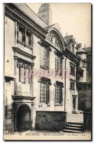 Ansichtskarte AK Bourges hotel Lallemand la Cour