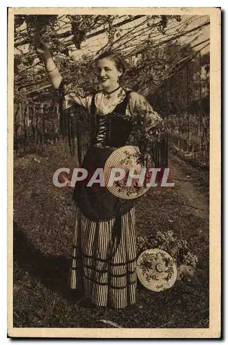 Cartes postales Cote d'Azur Artistique costume du Pays Folklore