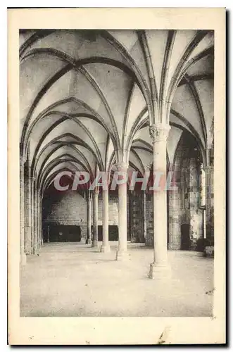 Ansichtskarte AK Abbaye du Mont Saint Michel Salle des Hotes