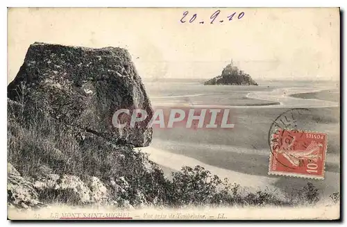 Cartes postales Le Mont Saint Michel vue prise de Tombelaine