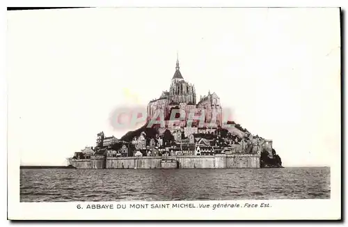 Ansichtskarte AK Abbaye du Mont Saint Michel vue generale face Est