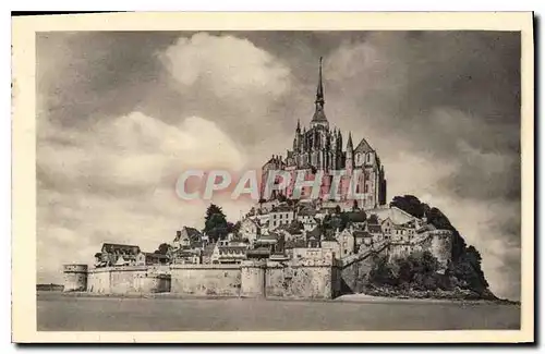 Ansichtskarte AK Abbaye du Mont St Michel vue generale face Est