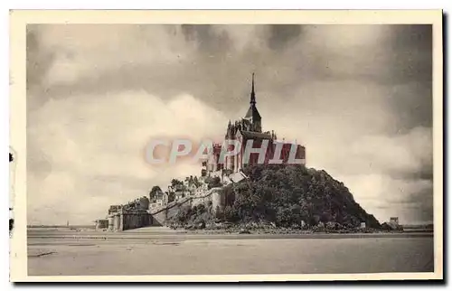 Cartes postales Abbaye du Mont St Michel face Nord Est