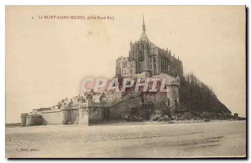 Ansichtskarte AK Le Mont Saint Michel cote Nord Est