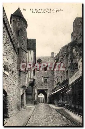 Cartes postales Le Mont Saint Michel La Tour du Guet